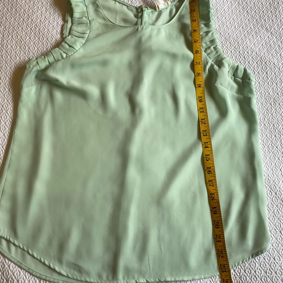 One Clothing Mint Green Shell Sleeveless Blouse - Picture 6 of 10